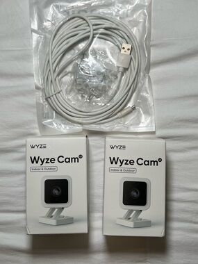 WYZE Cam Wi-Fi Color Night Vision Two-Way Audio 2-Pack